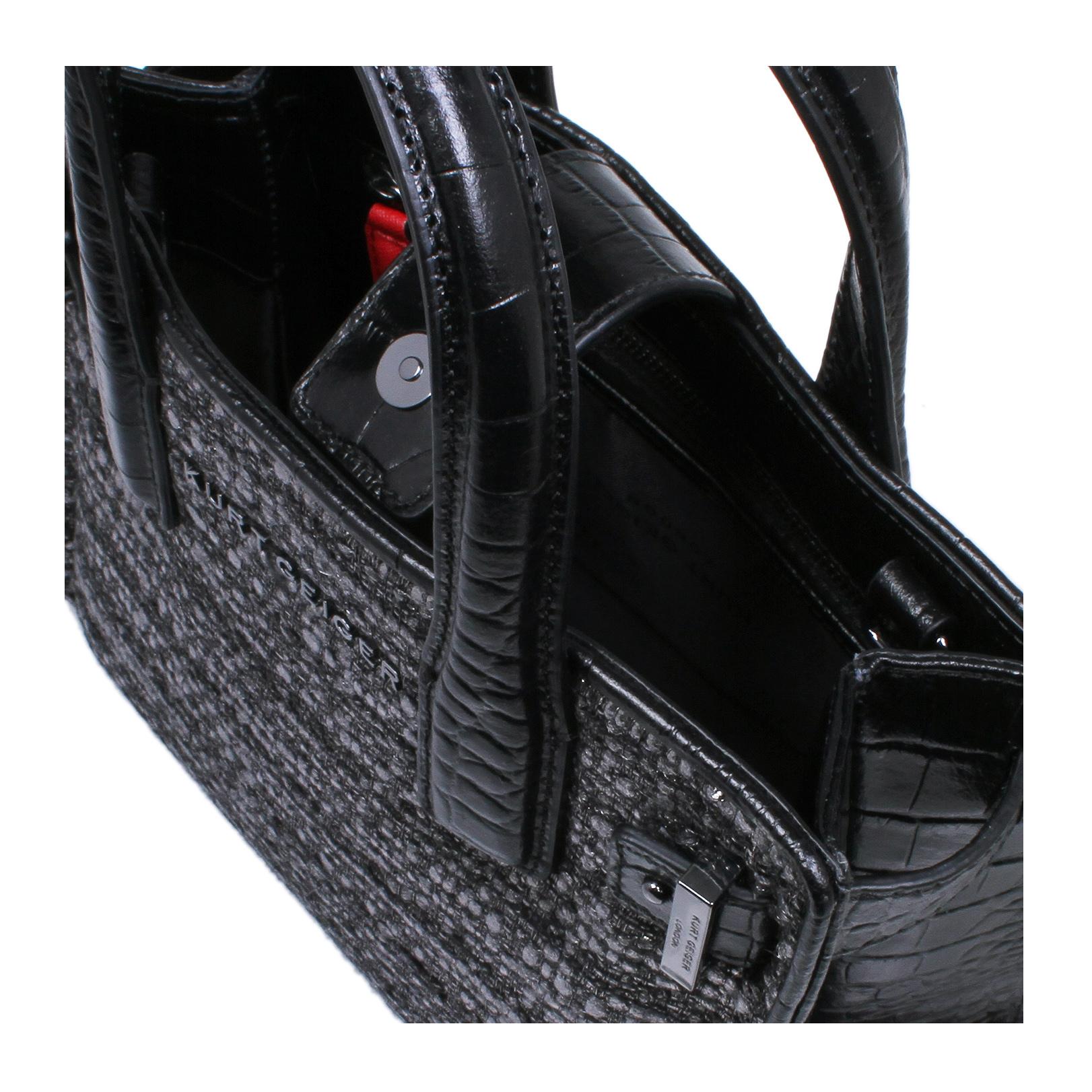 Kurt Geiger Tweed Horiz London Tote Bag in Grey Lyst